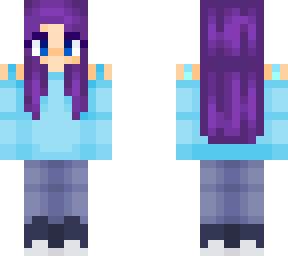 purple girl edit