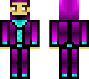 purple suit