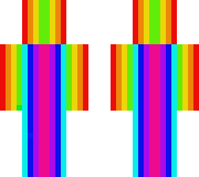 rainbow skin