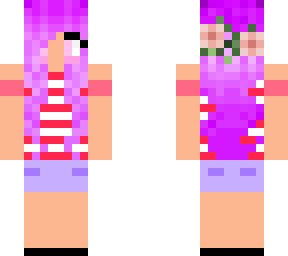 red and purple girl