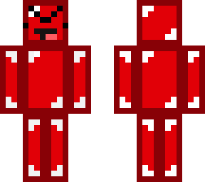 redstone skeppy with angry eyebrows