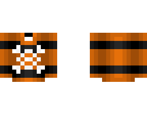 halloween sweater - orange and black stripes - cobweb - ob