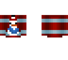 red and light blue christmas snowman sweater - ob