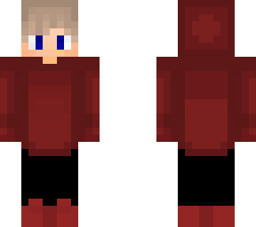 red hoodie