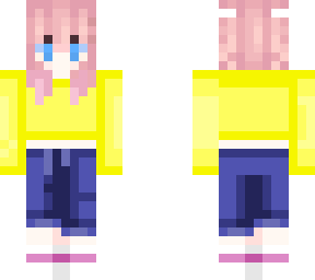 short pink hair pj's