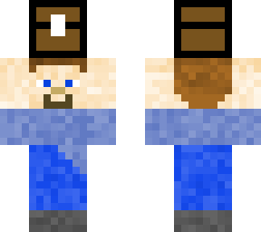 Steve and his inventory | Minecraft Skin