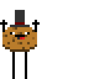 cookie with top hat
