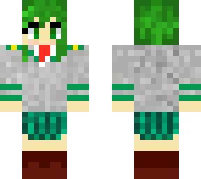 deku izuku midoriya female skin