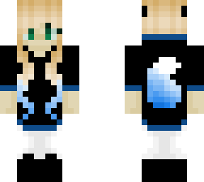 ice wolf/fox girl