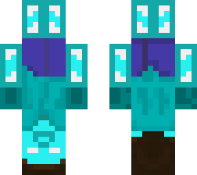 just a totally normal diamond herobrine *cough cough*