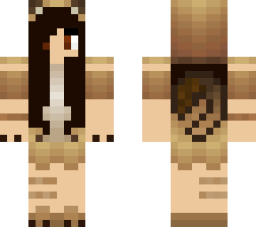 lion skin girl