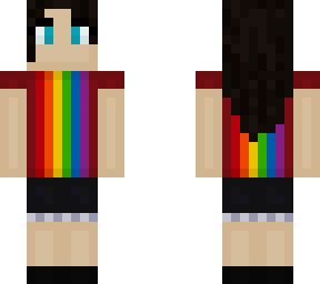 rainbow girl