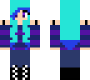 blue girl