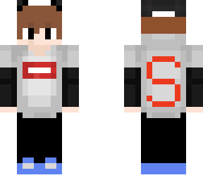 pro gamer boy from pvp with supreme sweater