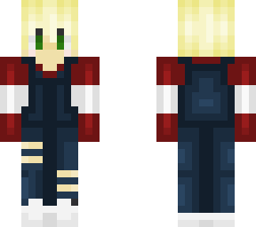 blonde candy cane overall boy