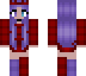 cleora 2019 christmas skin - red and purple