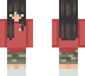 red champion hoodie girl