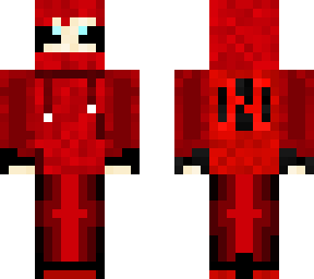 red skisuit