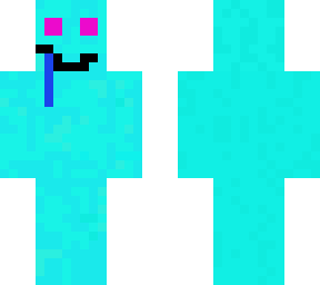 blue strange guy