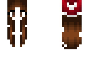 christmas - chocolate brown hair - santa hat base