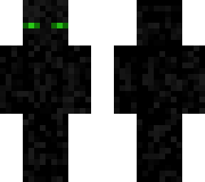 digital enderman (hacker green  eyes)