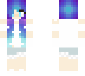 galaxy hair girl