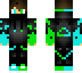 green/blue triangle hoodie