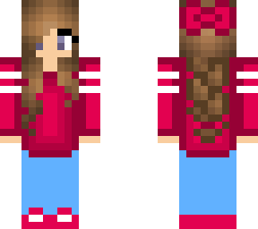 magenta shirt girl
