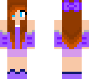 purple sleeveless girl