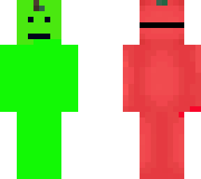 red dressed apple guy