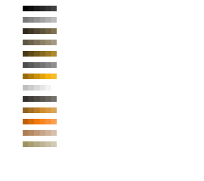 basic hair colors for pine