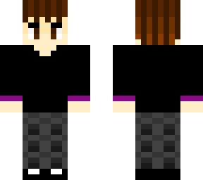 black and purple jacket boy