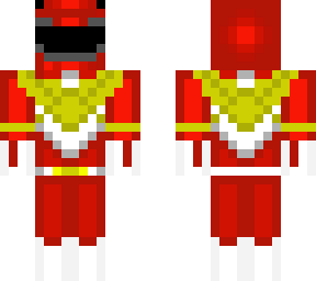 mmpr red with dragon shield