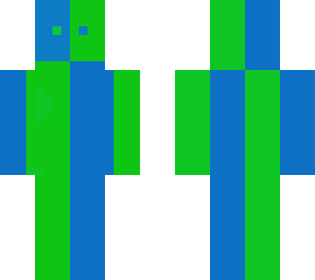 blue and green guy
