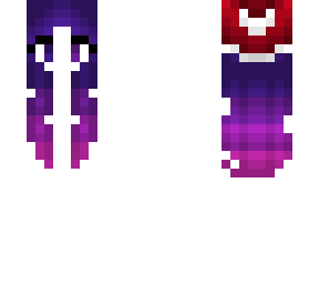christmas - dawn purple and pink hair - santa hat base