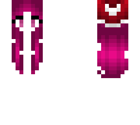 christmas - neon pink hair - santa hat base