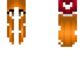 christmas - orange hair - santa hat base