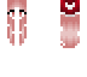 christmas - salmon pink hair - santa hat base