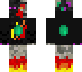 creeper fire logo (shingled) has 3d texture