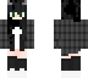 cute grey devil girl