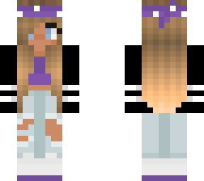 cute purple girl