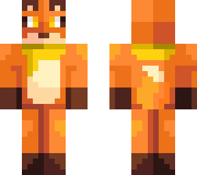 female fox with yellow scarf