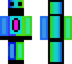 rainbow slime skin