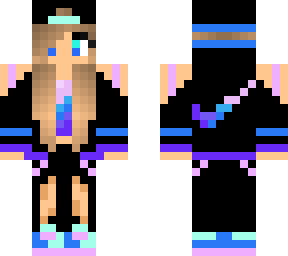blue purple nike skin inspired by opalflame77