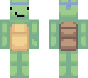 blue turtle revised with shell (credit to lordporkchop101 i think)