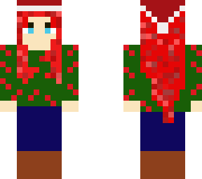 christmas red head blue eyes