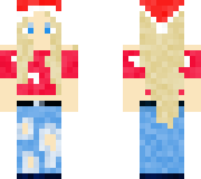 cute blond girl christmas