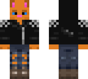leather jacket cat