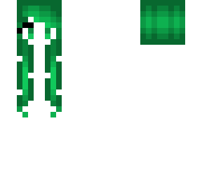 new curly hair base - green runic - hb