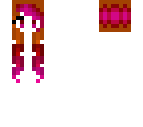 new curly hair base - orange fade pink v2 - hb